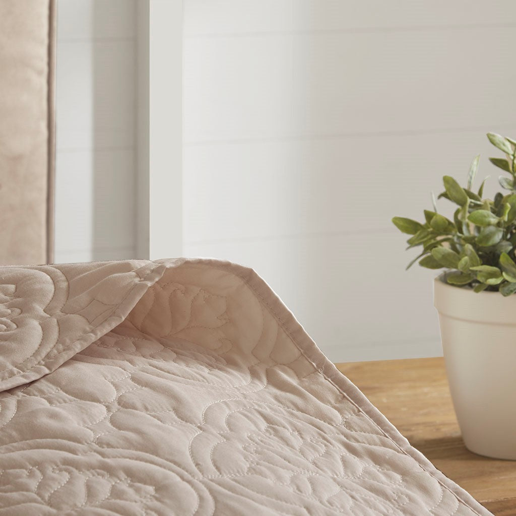 3 Piece Reversible Bedspread Set Khaki Full/Queen, photo 7 of 11