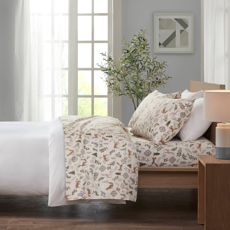 4-Piece Queen Printed Sheet Set