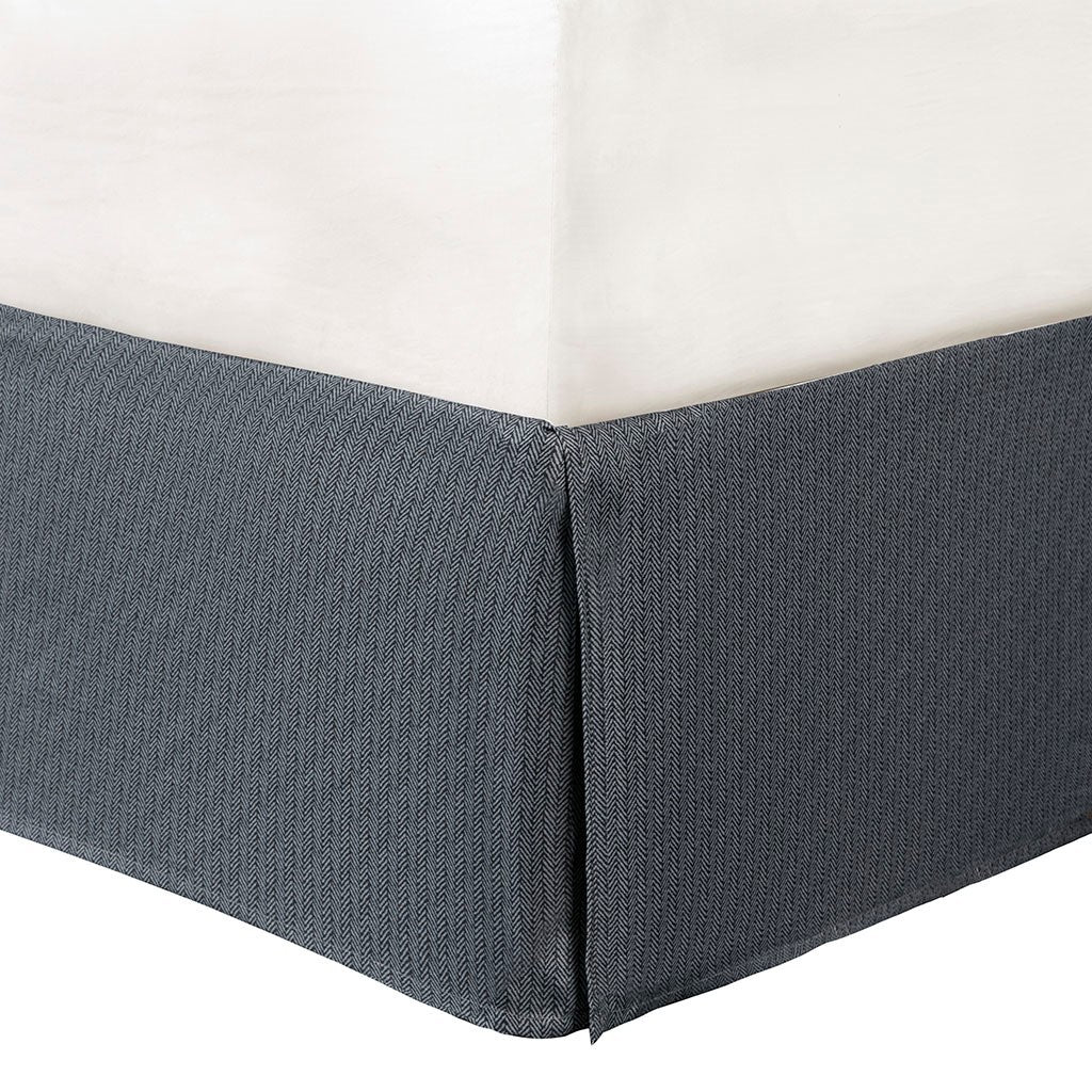 7 Piece Herringbone Comforter Set Grey Queen, photo 5 of 8