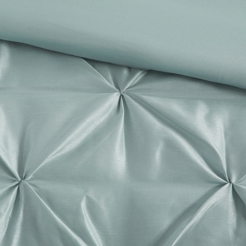 7 Piece Tufted Comforter Set Seafoam California King, photo 5 of 13