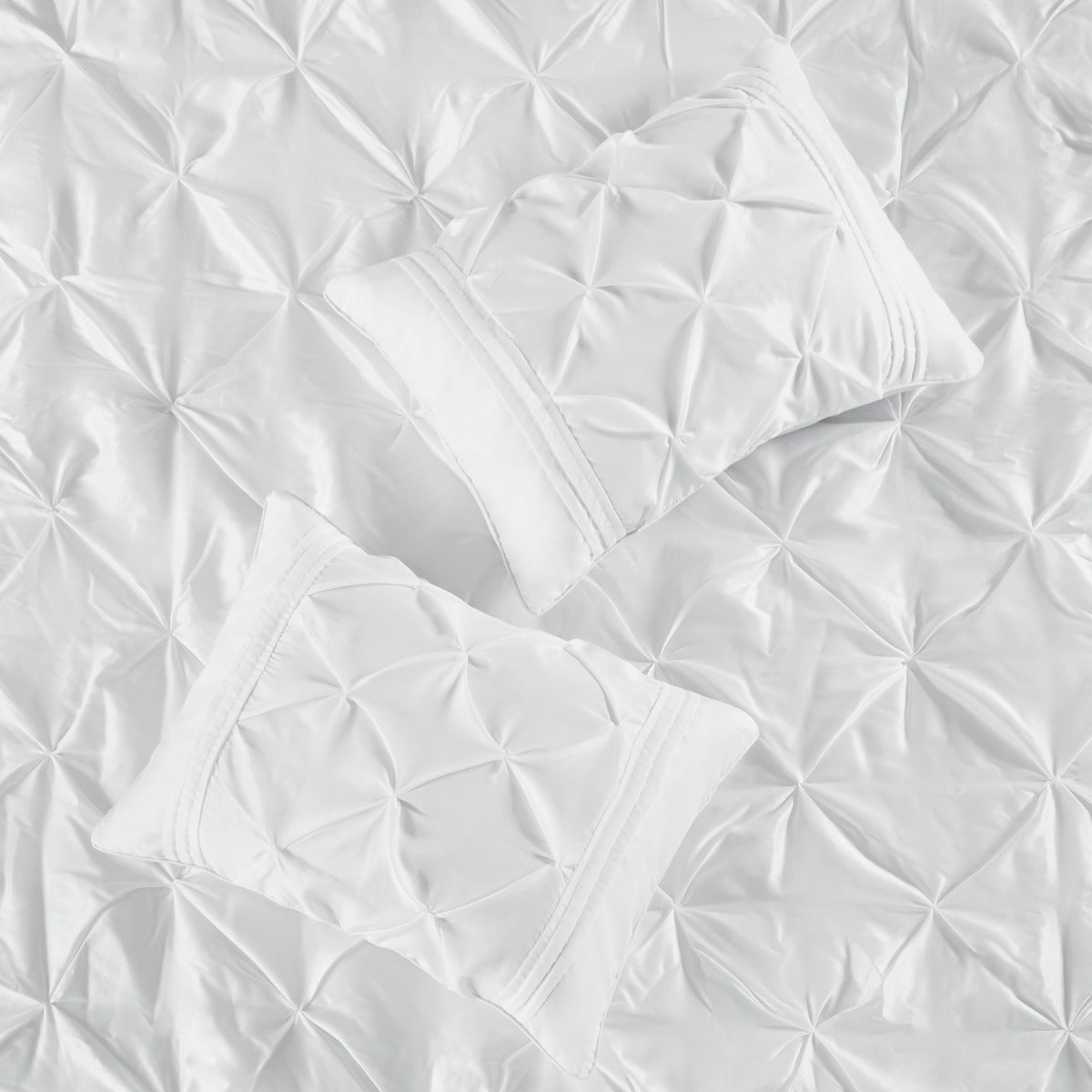 7 Piece Tufted Comforter Set White, photo 30 of 40