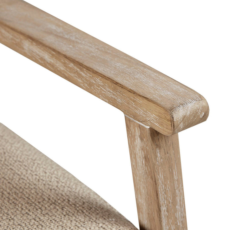 Cane Back Upholstered Accent Chair, photo 7 of 8