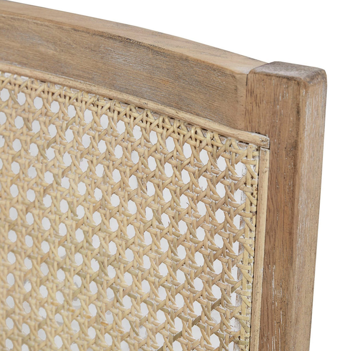 Cane Back Upholstered Accent Chair, photo 8 of 8