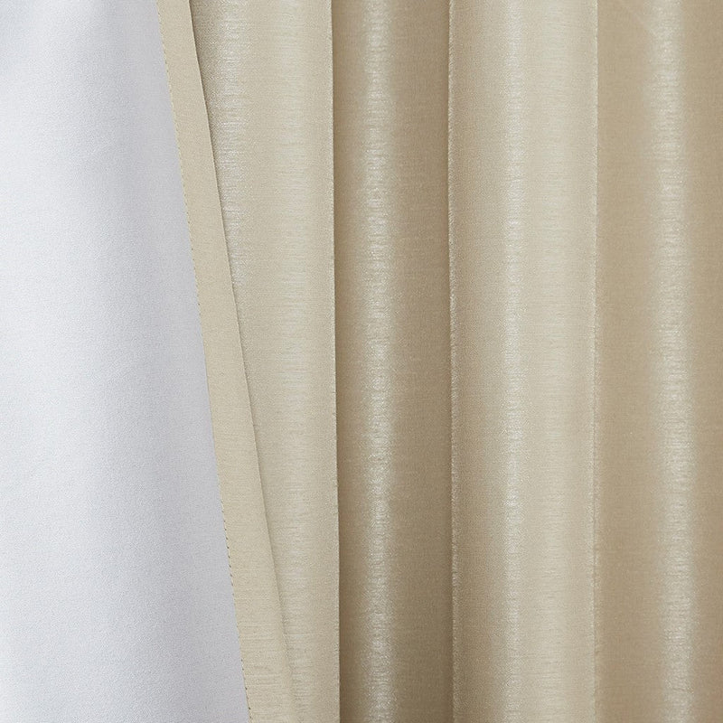 Twist Tab Total Blackout Window Curtain Panel with Thermal Lining - Champagne, photo 6 of 14