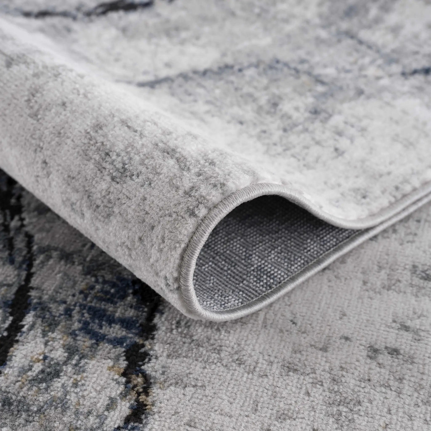 Fremantle Gray Marble Rug by Boutique Rugs