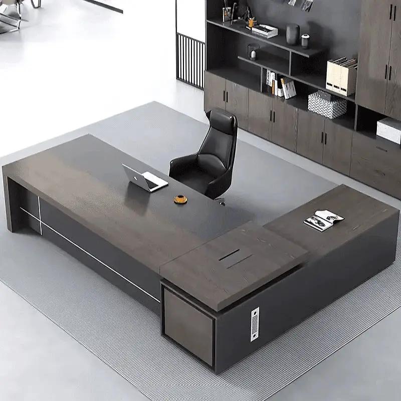 Carlaw · Modern L-Shaped Executive Desk by Arc Grove