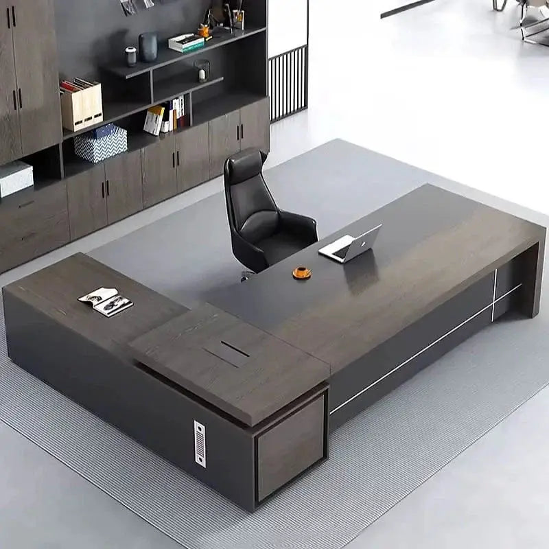 Carlaw · Modern L-Shaped Executive Desk by Arc Grove