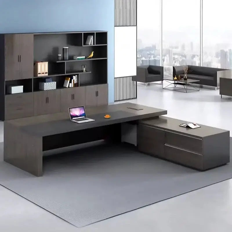 Carlaw · Modern L-Shaped Executive Desk by Arc Grove