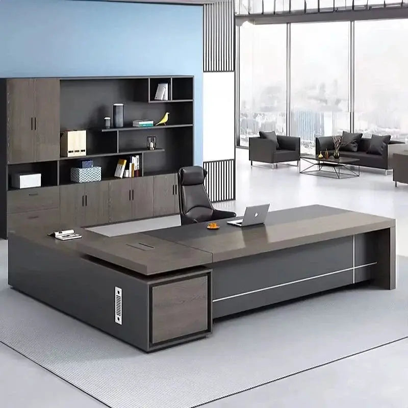 Carlaw · Modern L-Shaped Executive Desk by Arc Grove
