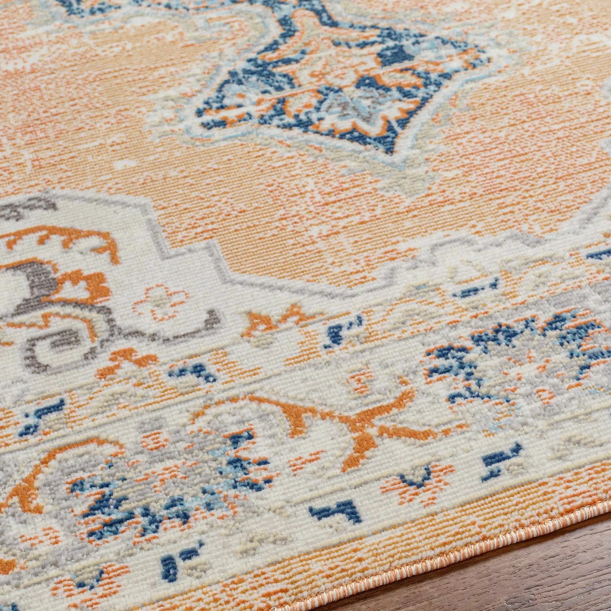 Joji Peach Outdoor Area Rug - Clearance by Boutique Rugs