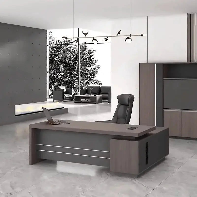 Bristol · Modern L-Shaped Executive Desk by Arc Grove