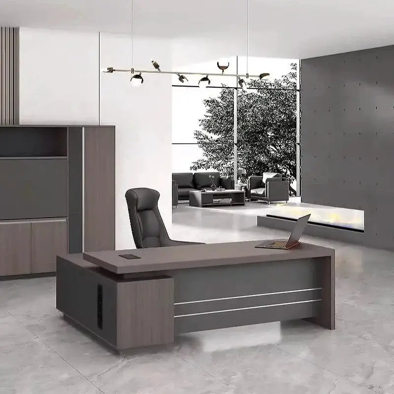 Bristol · Modern L-Shaped Executive Desk by Arc Grove