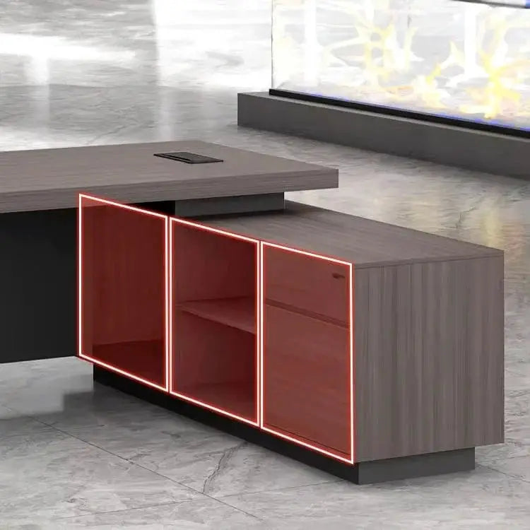 Bristol · Modern L-Shaped Executive Desk by Arc Grove