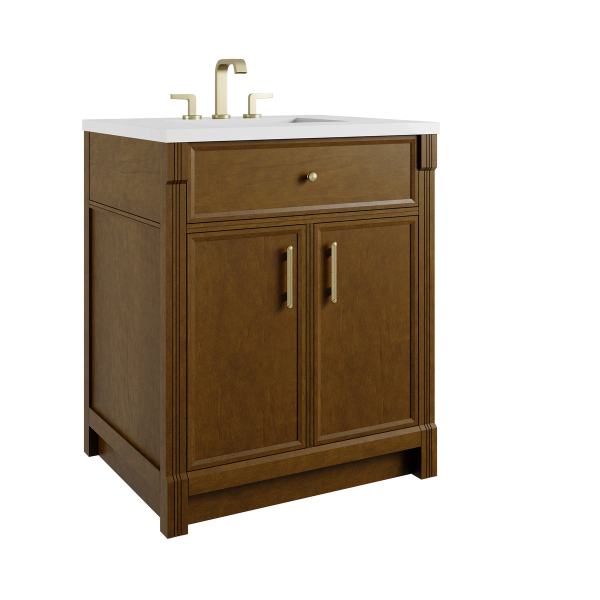 James Martin Bellshire 30" Single Bathroom Vanity, Honey Oak, view 18