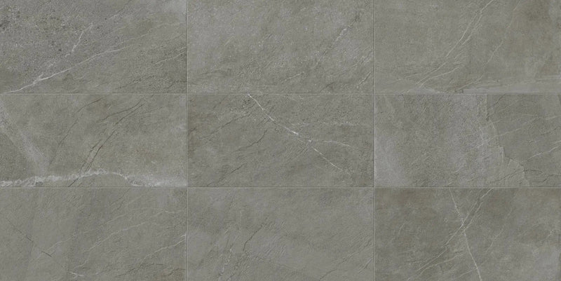 Journey Contemporary Dark Stone Look Porcelain Tiles 12x24 by landmarkceramics