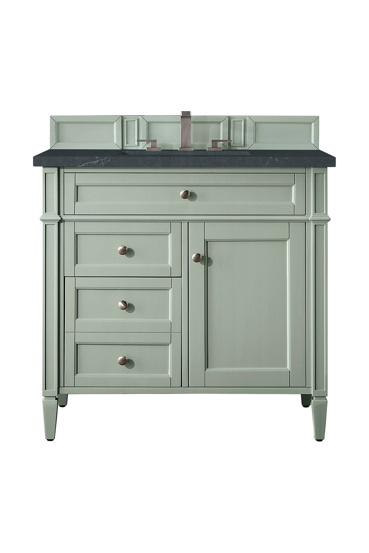 James Martin Brittany 36" Single Bathroom Vanity, Sage Green, view 18