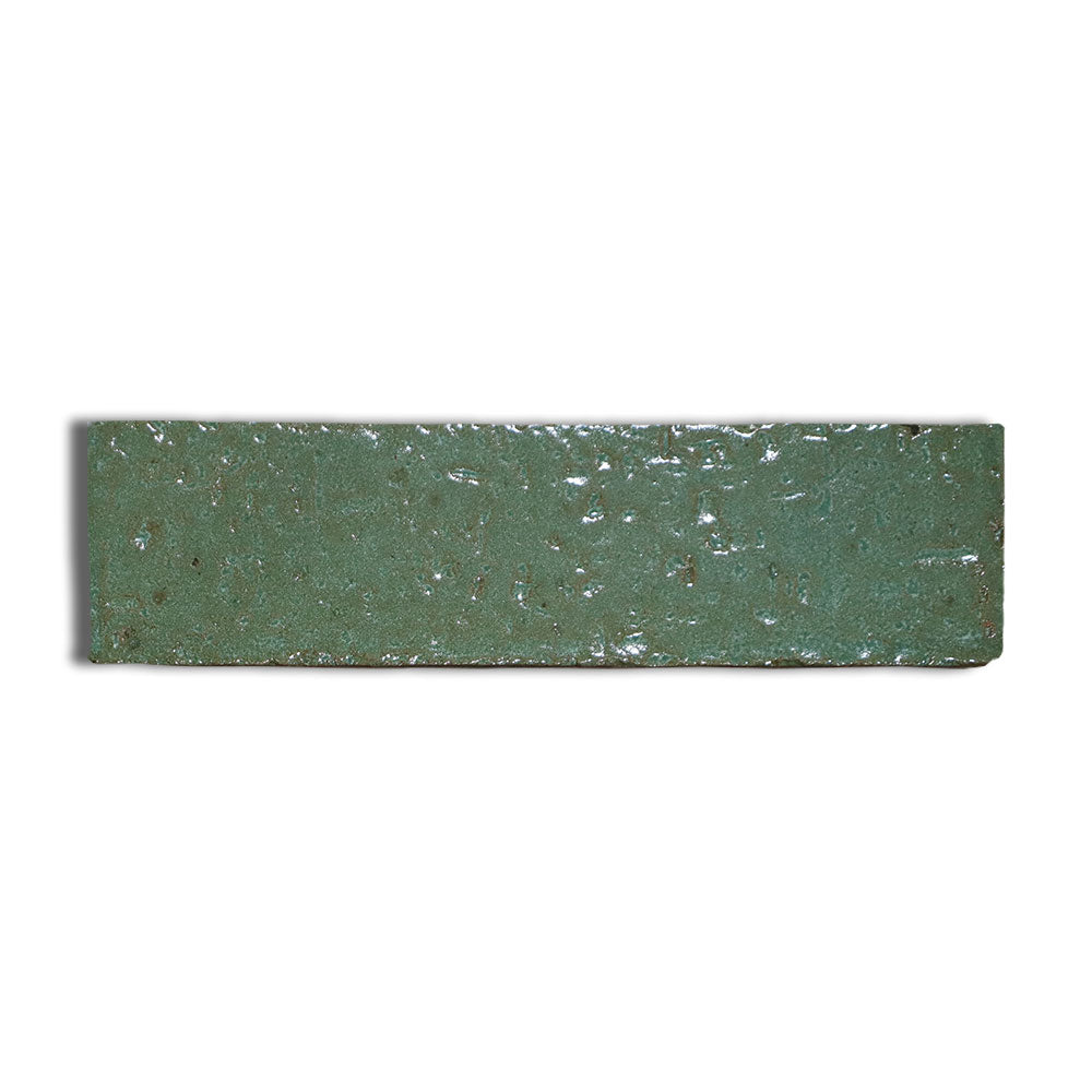 Joy Green Rustic Subway Glazed Terracotta Tiles 2 3/4x9 3/4 Thin Brick Rustic 4x12 Tiles — 3