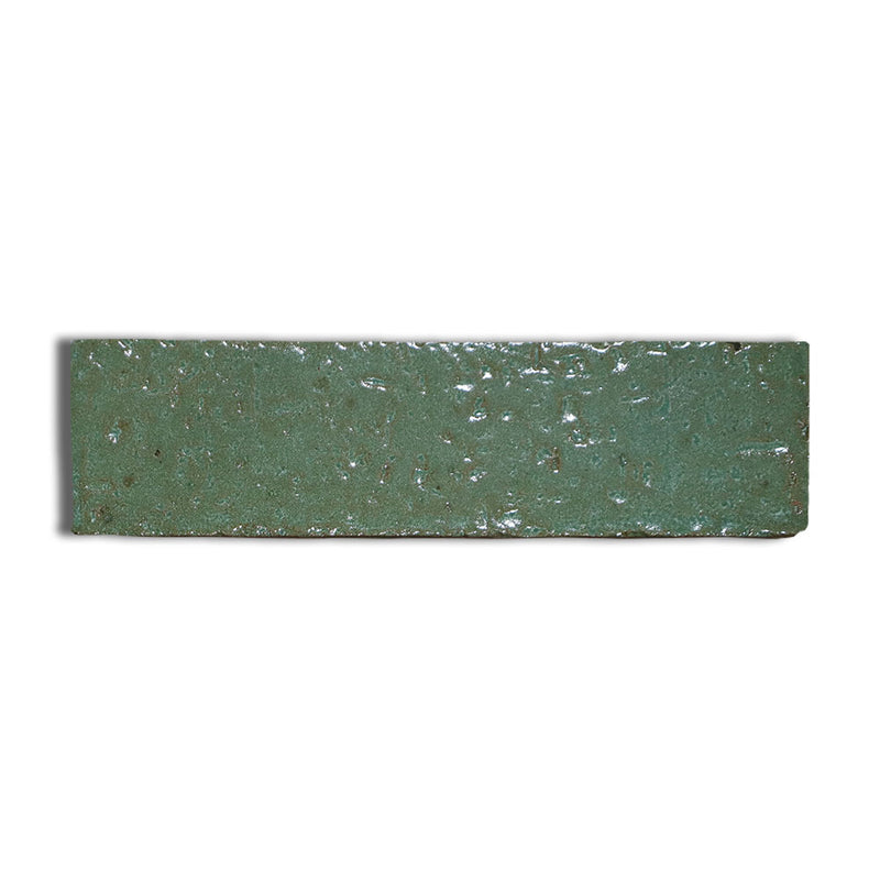 Joy Green Rustic Subway Glazed Terracotta Tiles 2 3/4x9 3/4 Thin Brick Rustic 4x12 Tiles — 3