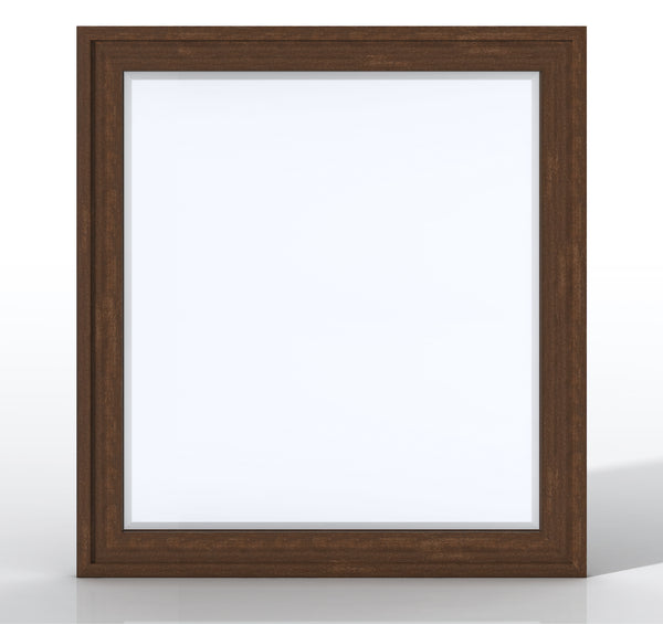 James Martin Addison 36" Mirror, Mid-Century Acacia