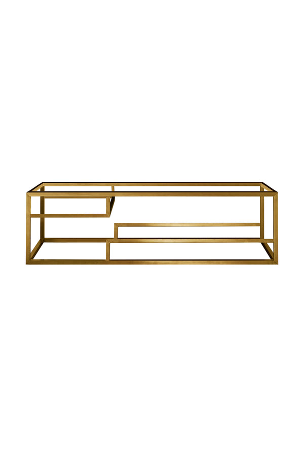 James Martin Columbia 59" Metal Base, Radiant Gold