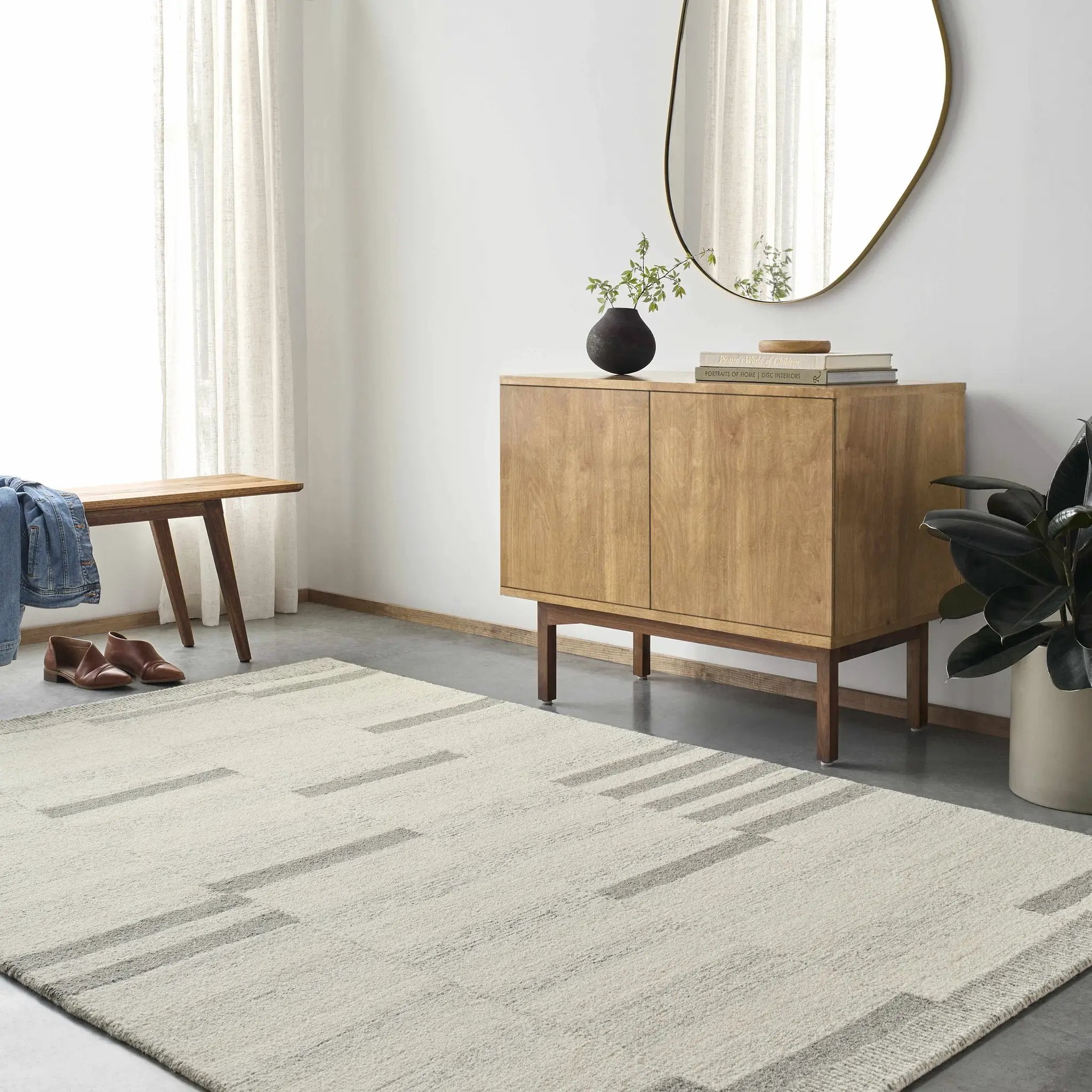Jeri Modern Wool Rug by Boutique Rugs