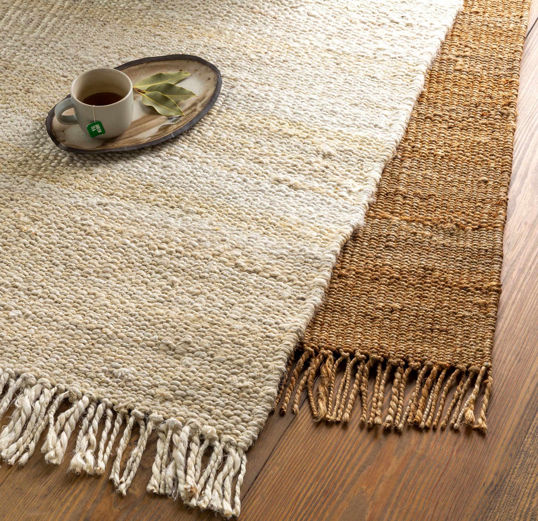 Oaks Perfect Flatweave Jute Rug by Boutique Rugs