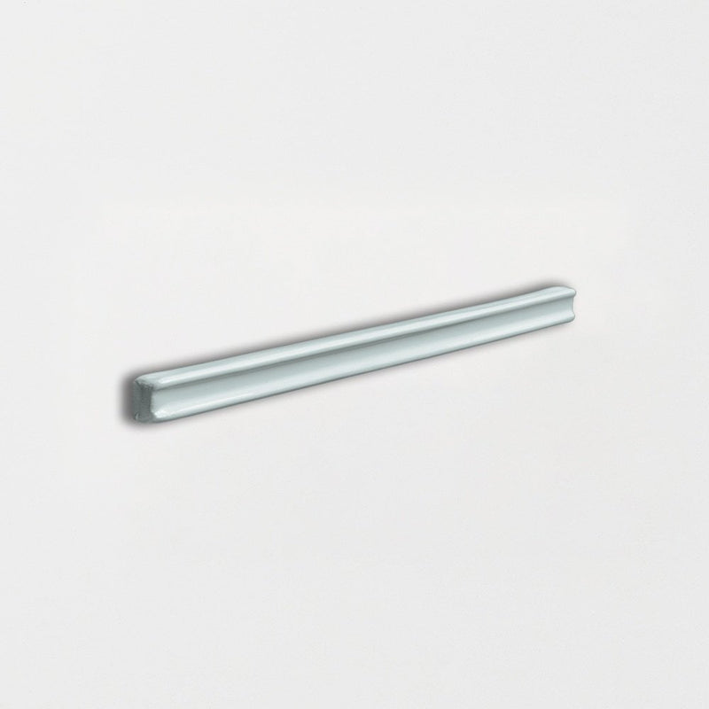Seafoam Glossy Pencil Trim Ceramic Moldings 5/8x6 Ceramic Glossy 2x6 Moldings