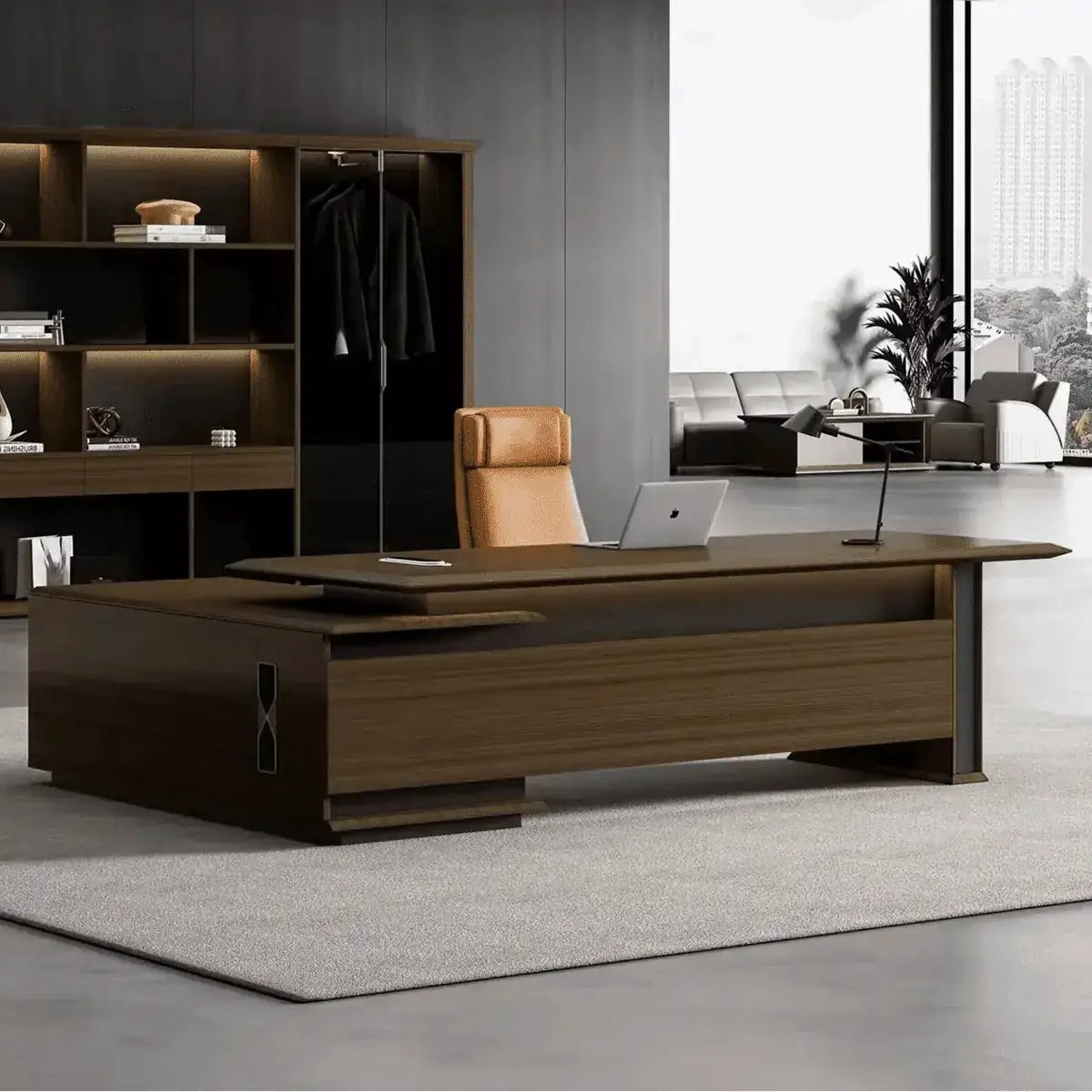 Milner · Modern L-Shaped Executive Desk by Arc Grove