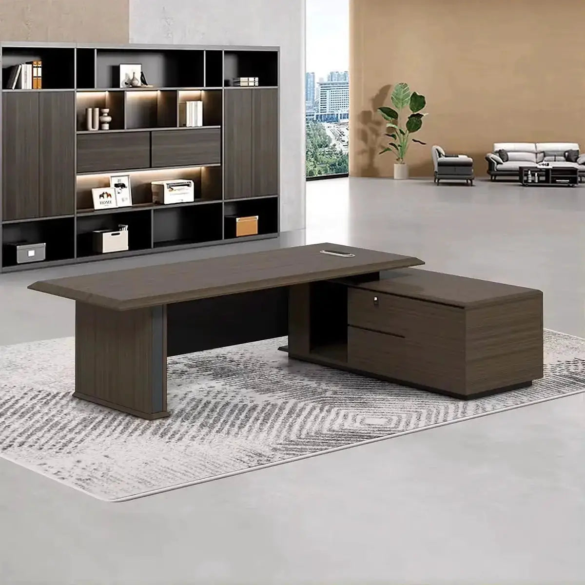 Milner · Modern L-Shaped Executive Desk by Arc Grove