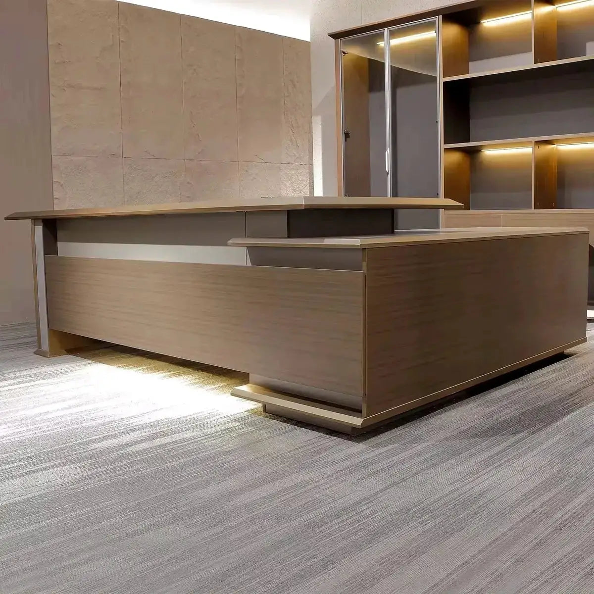 Milner · Modern L-Shaped Executive Desk by Arc Grove