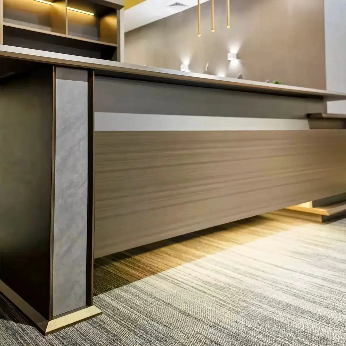 Milner · Modern L-Shaped Executive Desk by Arc Grove