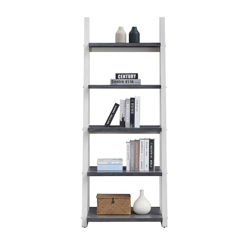 5-Tier Ladder Shelf with Rubber Wood Frame, photo 3 of 10