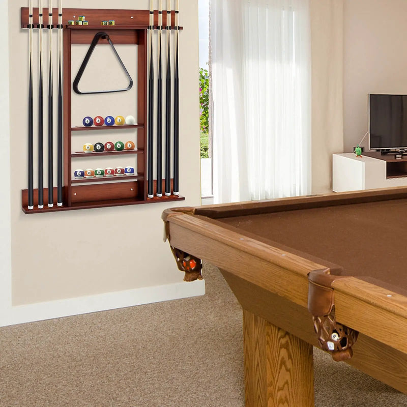 Wall-mounted Billiards Pool Cue Rack Only by DirectDeals