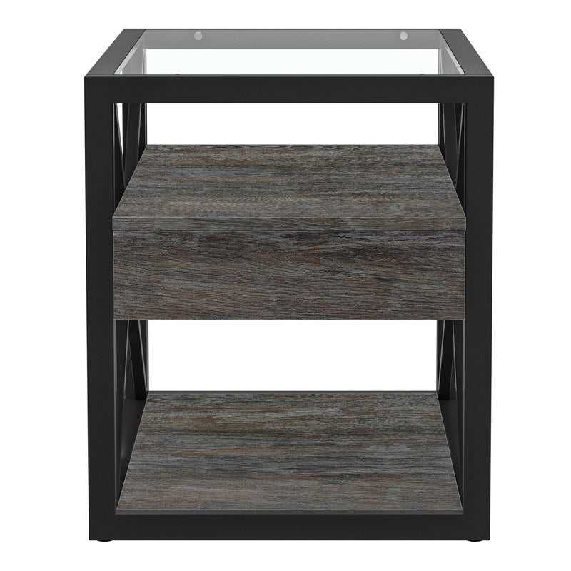 Modern End Tables with Drawer - Set of 2 Nightstands, photo 12 of 17