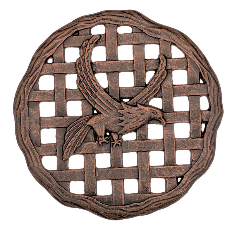 Antique Bronze Metal Stepping Stone Eagle - Cast Aluminum by Sharicks