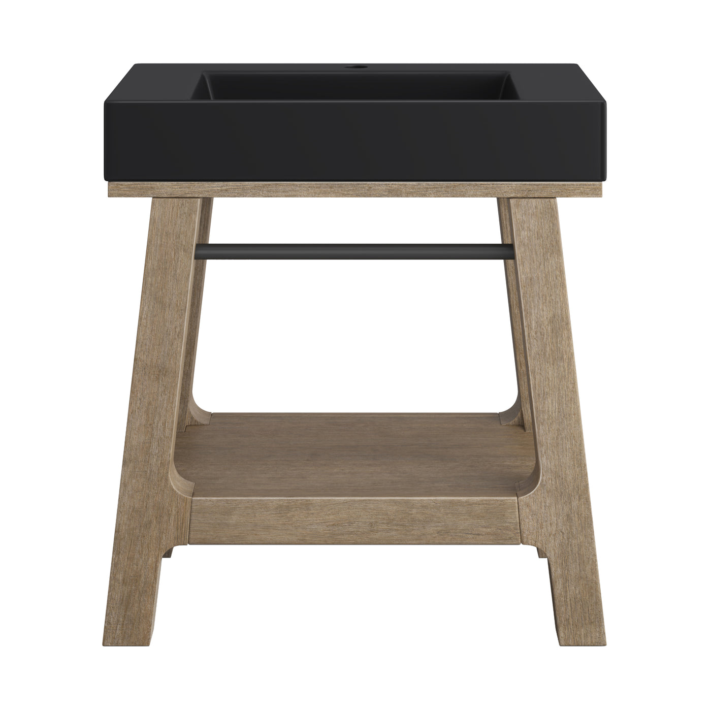 James Martin Auburn 31.5" Single Console Vanity, Weathered Timber by James Martin