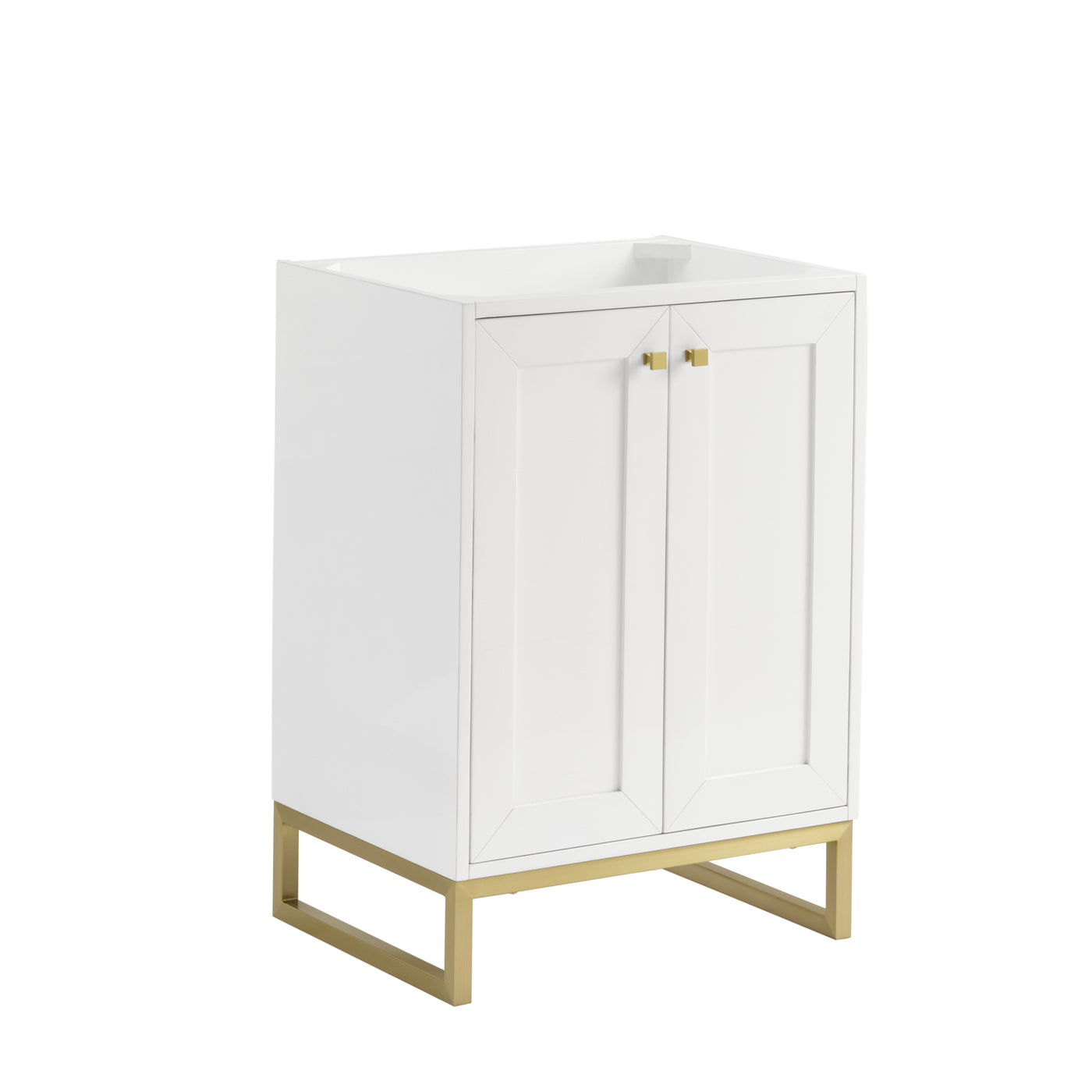 James Martin Chianti 24" Single Bathroom Vanity, Glossy White by James Martin