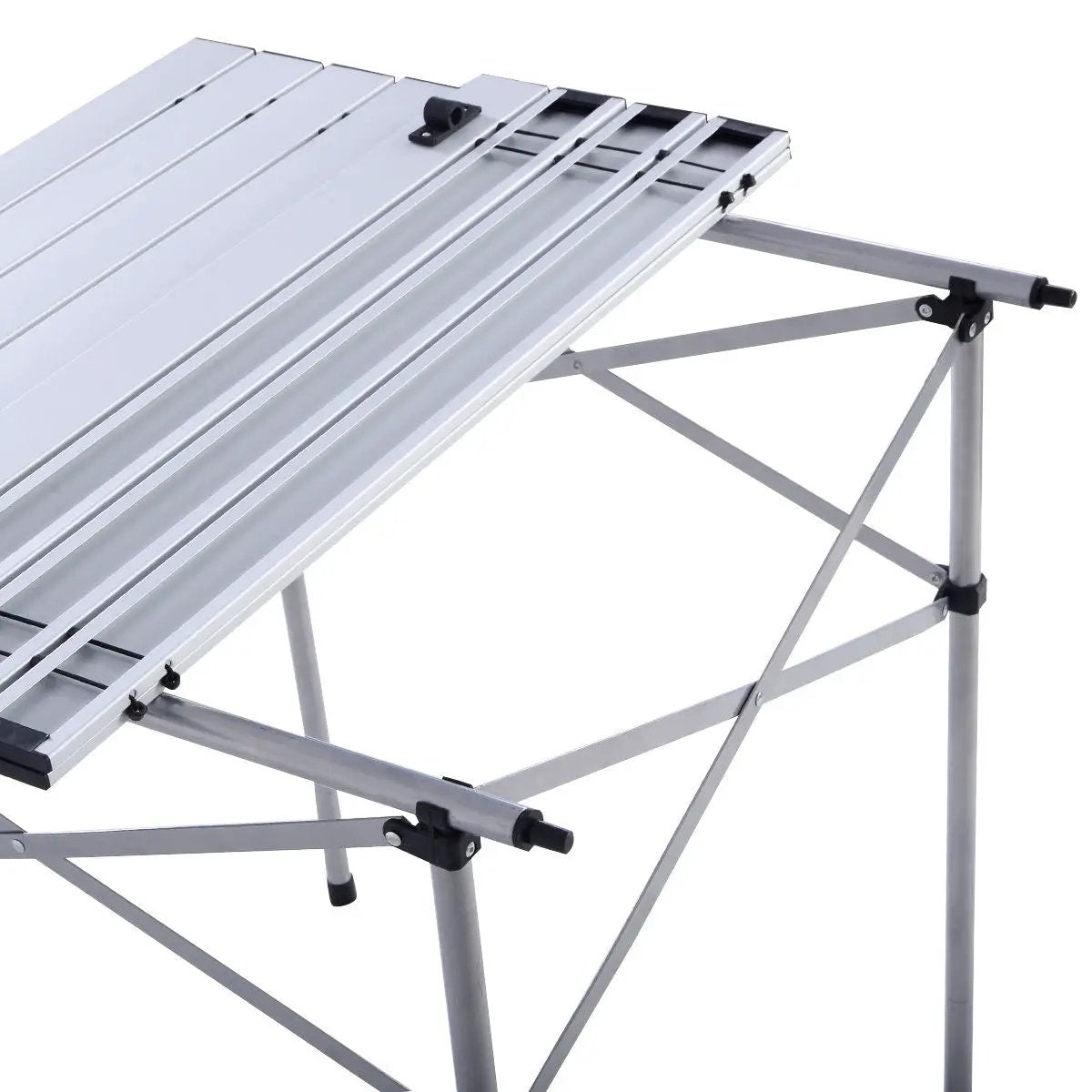 Roll Up Portable folding Camping Aluminum Picnic Table by DirectDeals
