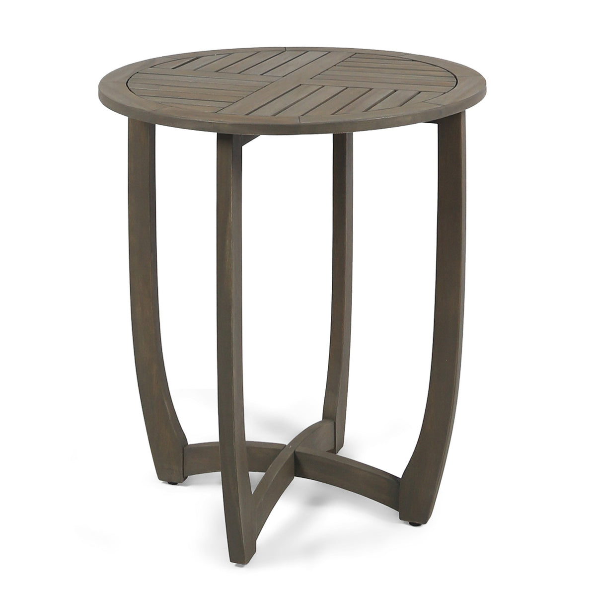 Hermosa 27.5'' Circular Wood Table, photo 7 of 10