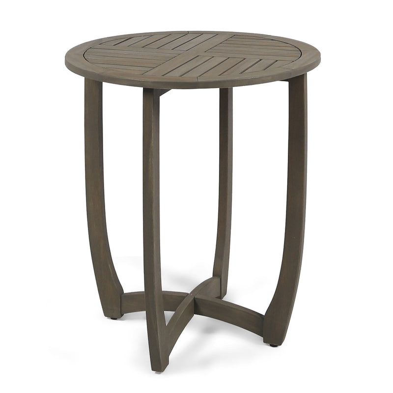 Hermosa 27.5'' Circular Wood Table, photo 7 of 10