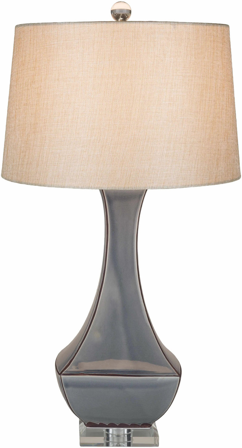 Kalilangan Gray Ceramic Table Lamp by Boutique Rugs