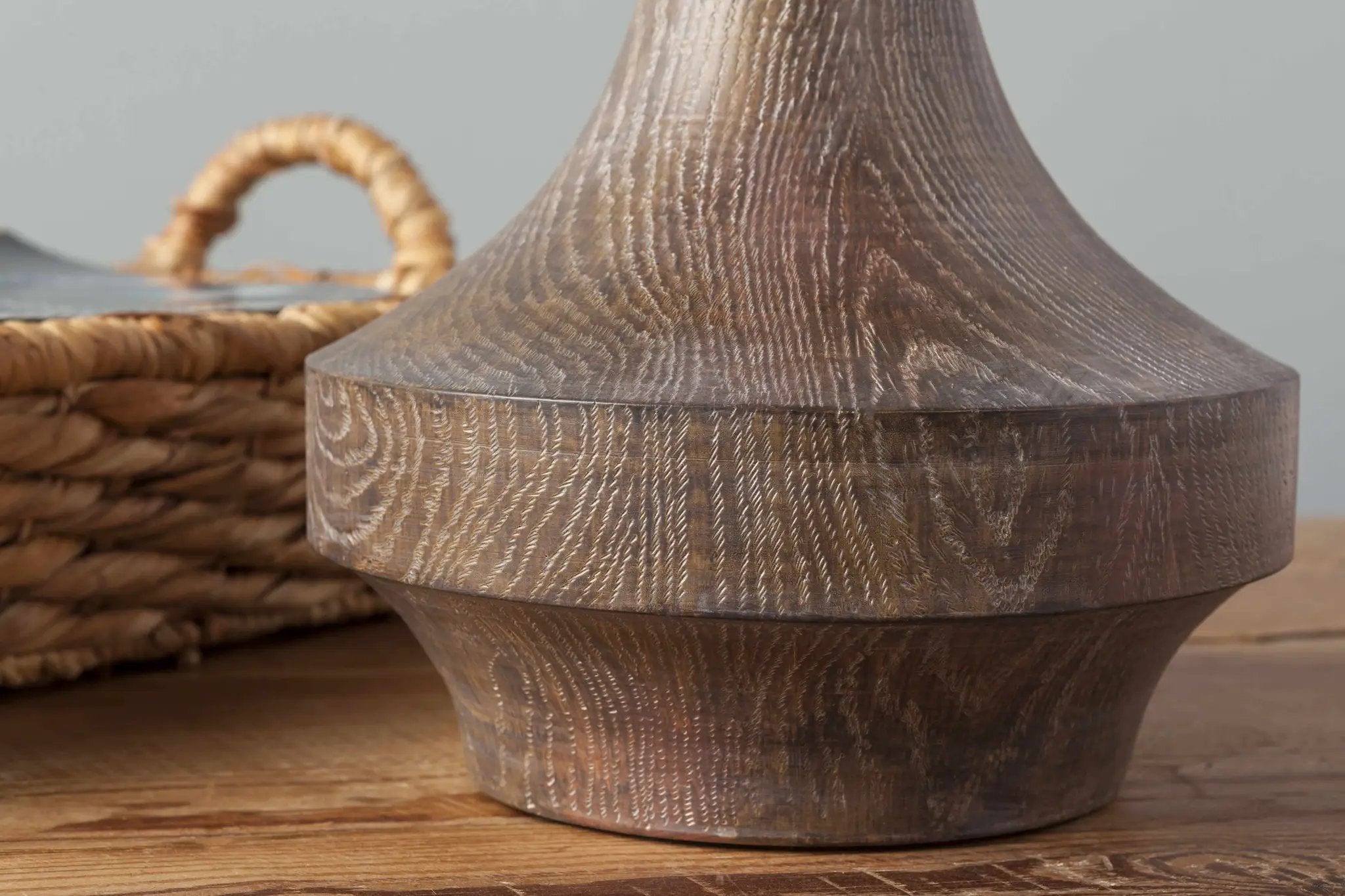 Kabankalan Seagrass Resin Table Lamp by Boutique Rugs