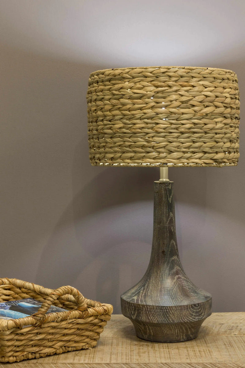 Kabankalan Seagrass Resin Table Lamp by Boutique Rugs