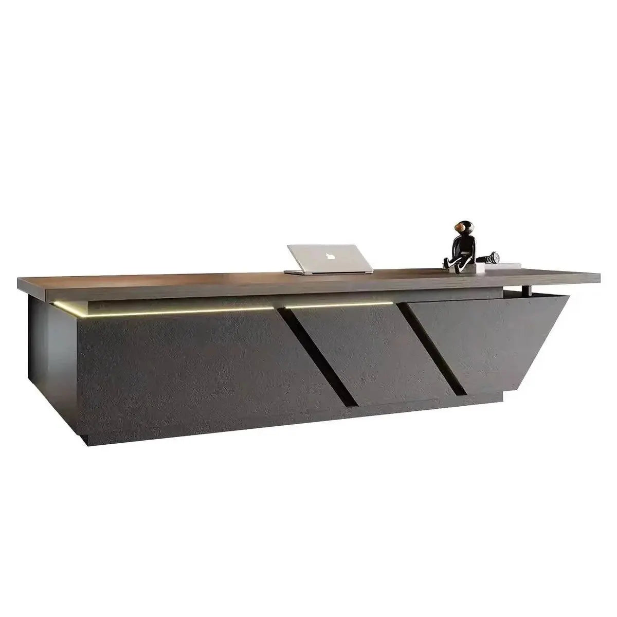 Maverick · Standing L-Shaped Executive Desk, Adjustable Height by Arc Grove