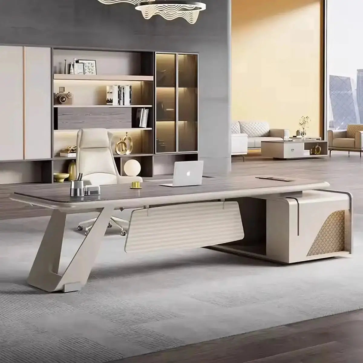 Heyer · Modern L-Shaped Executive Desk by Arc Grove
