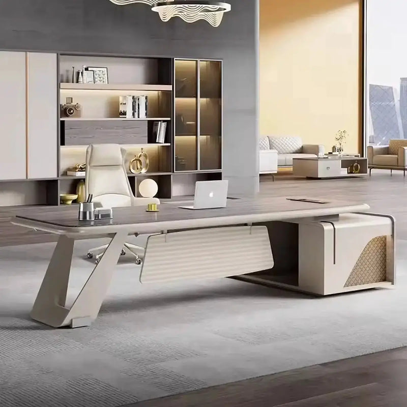 Heyer · Modern L-Shaped Executive Desk by Arc Grove