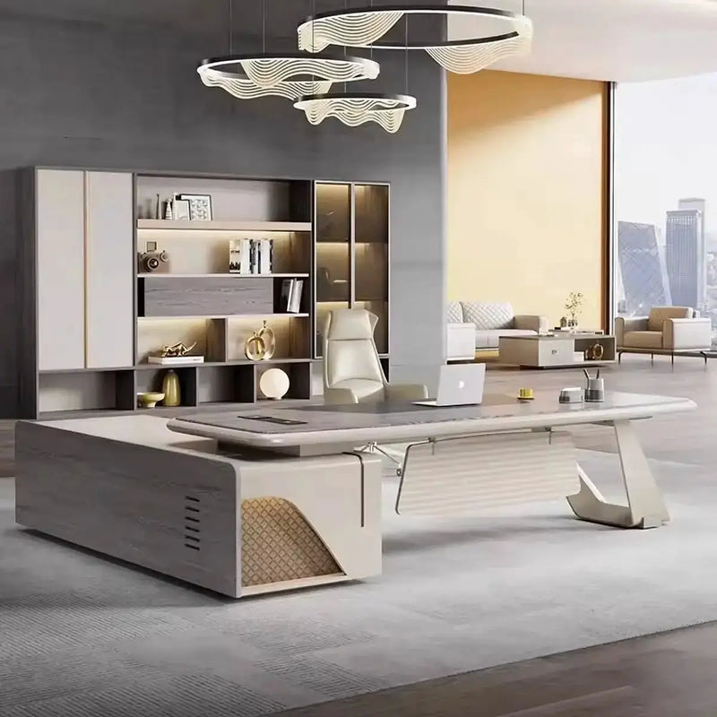 Heyer · Modern L-Shaped Executive Desk by Arc Grove