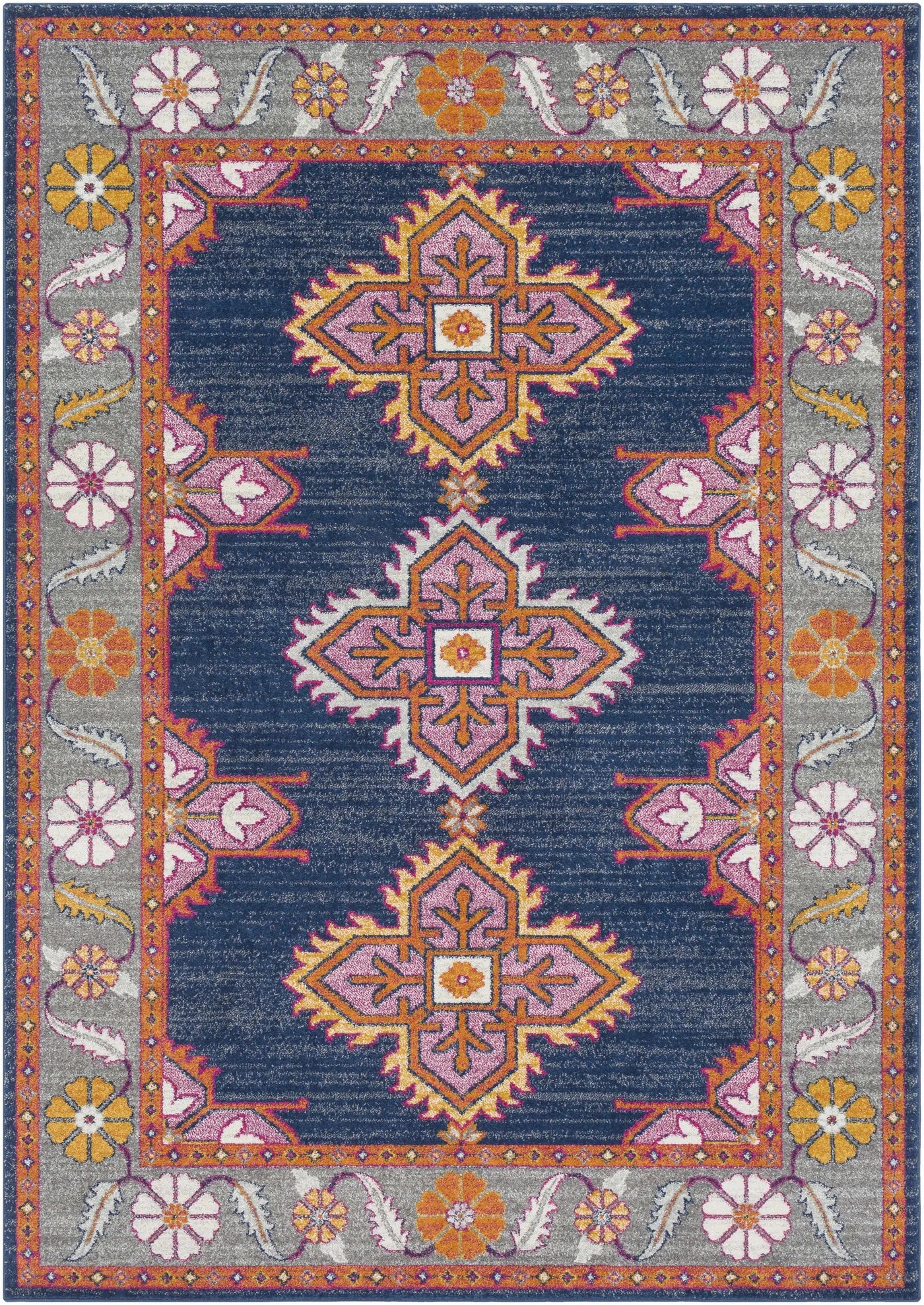 Kaitlyn Navy Area Rug by Boutique Rugs