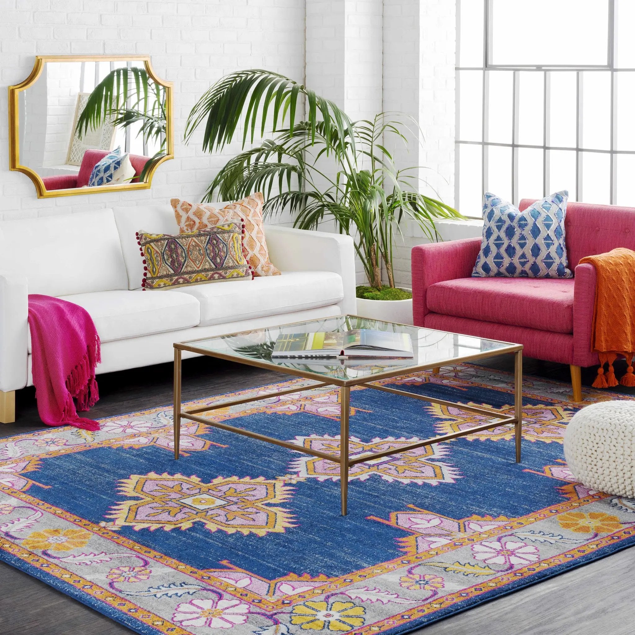 Kaitlyn Navy Area Rug by Boutique Rugs