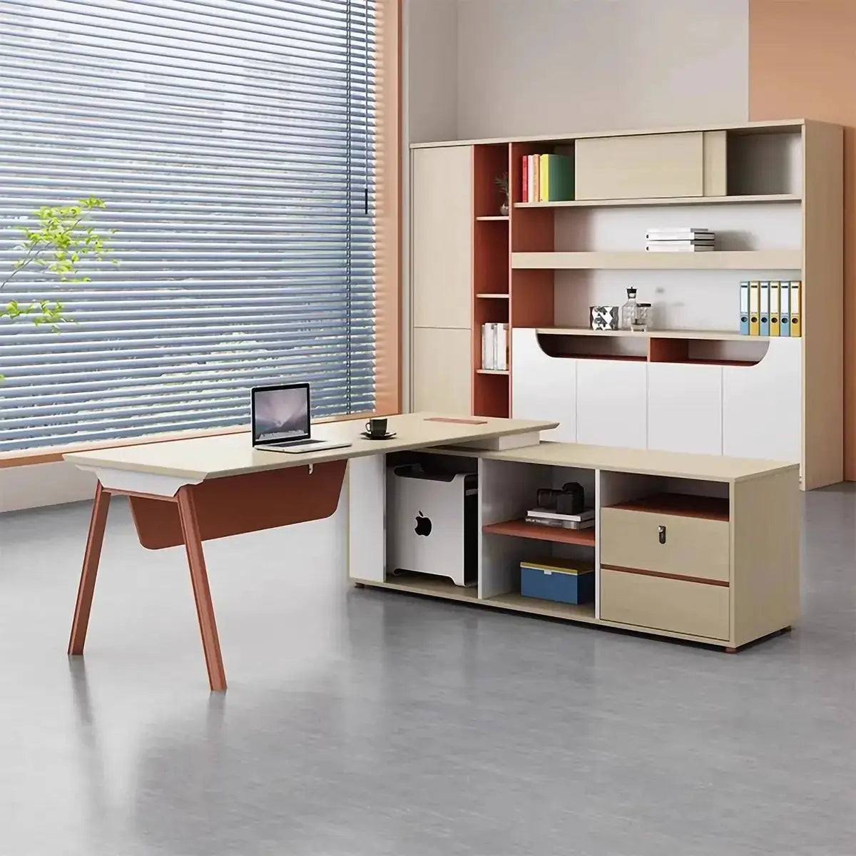 Shaw · Modern L-Shaped Desk by Arc Grove